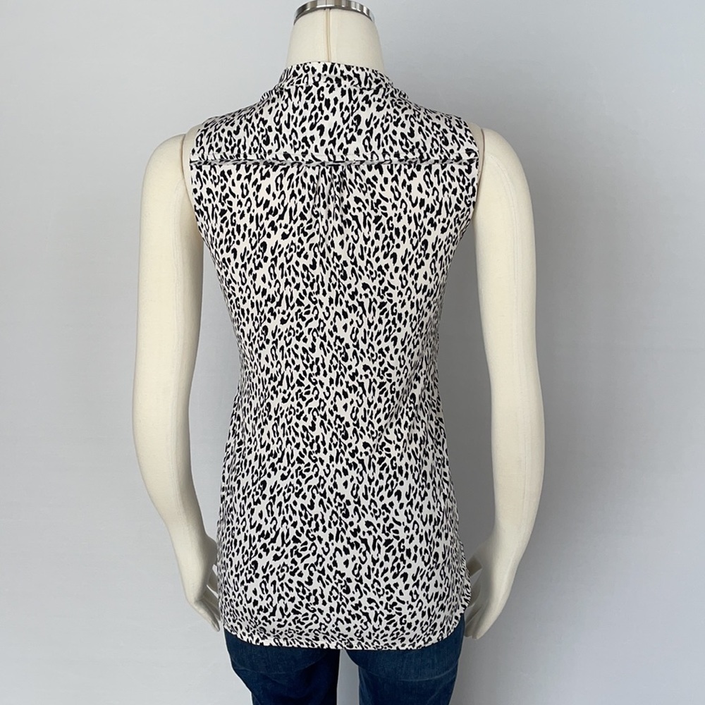 WHBM Leopard Sleeveless Top Size Small - Picture 14 of 16